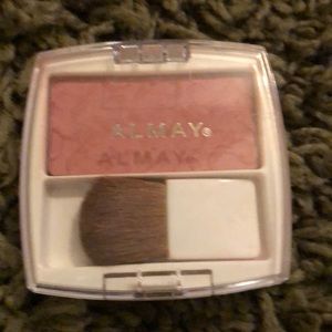 Blush, eyeshadow & eyeliner.